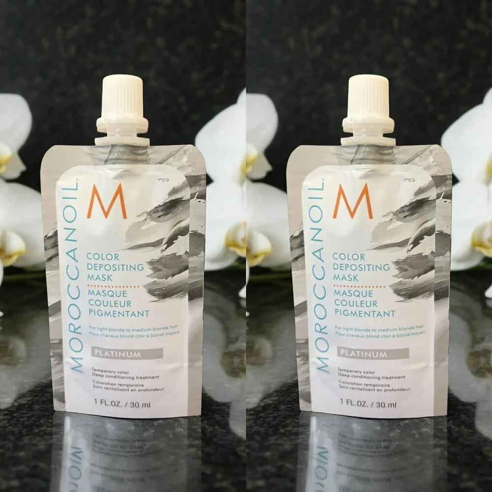 Moroccanoil Color Depositing Mask 1 oz Platinum_ 2 units